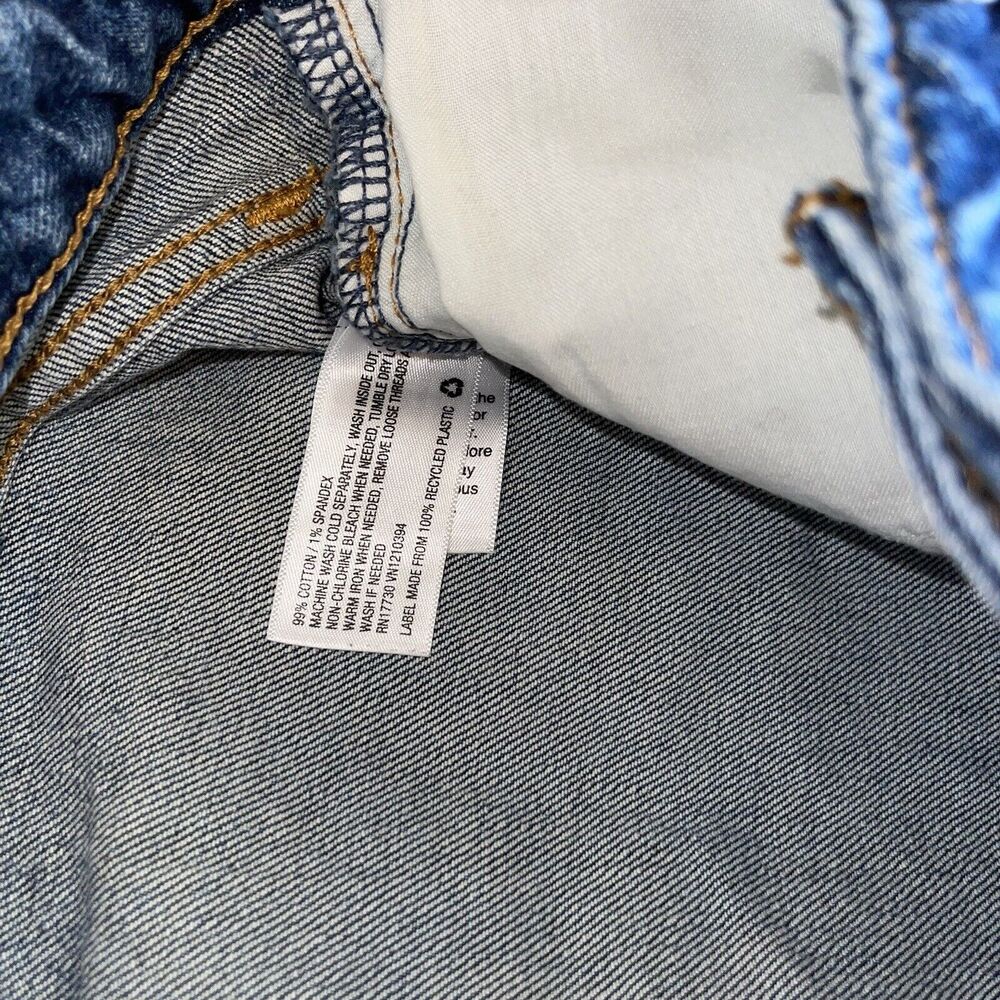 Cutoff Denim Shorts Vintage Mid-Rise - Picture 9 of 9
